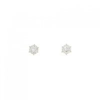 【新品】K18YG ダイヤモンド ピアス 0.225CT 0.216CT H SI1 Good