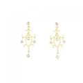 K18YG ダイヤモンド ピアス 0.10CT