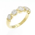 K18YG ダイヤモンド リング 1.03CT
