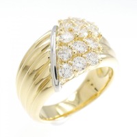 K18YG/PT ダイヤモンド リング 1.00CT