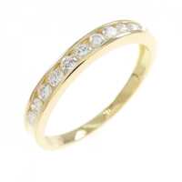 【リメイク】K18YG ダイヤモンド リング 0.30CT