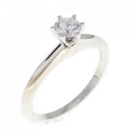 ティファニー クラシックソリティア リング 0.29CT E VVS2 3EXT
