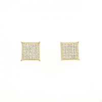 K18YG ダイヤモンド ピアス 0.25CT