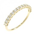 【リメイク】K18YG ダイヤモンド リング 0.30CT