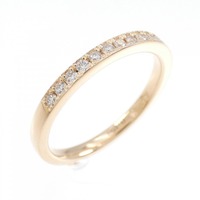 K18PG ハーフエタニティ ダイヤモンド リング 0.153CT