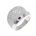 PT パヴェ ダイヤモンド リング 1.68CT