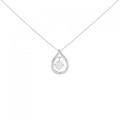 K18WG ダイヤモンド ネックレス 0.221CT
