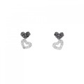 ポンテヴェキオ ビアンコ エ ネロ ピアス 0.20CT