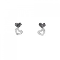 ポンテヴェキオ ビアンコ エ ネロ ピアス 0.20CT