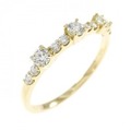 K18YG ダイヤモンド リング 0.32CT
