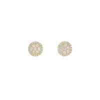 【新品】K18YG ダイヤモンド ピアス 0.50CT