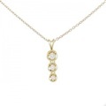 K18YG/10KPG/10KYG ダイヤモンド ネックレス 0.20CT
