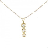 K18YG/10KPG/10KYG ダイヤモンド ネックレス 0.20CT