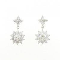 PT ダイヤモンド ピアス 0.92CT