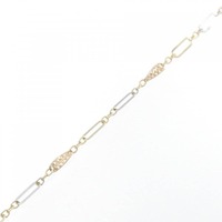 【新品】K14YGスリーカラー ブレスレット