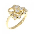 K18YG ダイヤモンド リング 0.30CT