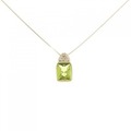 K18YG ペリドット ネックレス 2.04CT