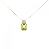 K18YG ペリドット ネックレス 2.04CT