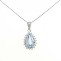 PT アクアマリン ネックレス 1.35CT