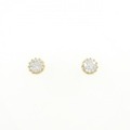 【リメイク】K18YG/ST ダイヤモンド ピアス 0.200CT 0.217CT G SI1 VG