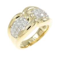 K18YG/K18WG ダイヤモンド リング 0.60CT