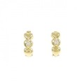 K18YG ダイヤモンド ピアス 0.02CT