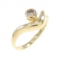 K18YG ダイヤモンド リング 0.09CT
