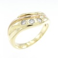 K18YG/K18PG ダイヤモンド リング 0.15CT