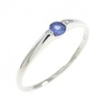PT サファイヤ リング 0.10CT