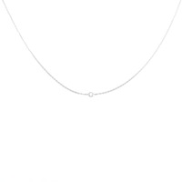 K18WG ダイヤモンド ネックレス 0.03CT