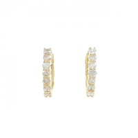K18YG ダイヤモンド ピアス 0.28CT