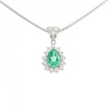 PT エメラルド ネックレス 0.90CT