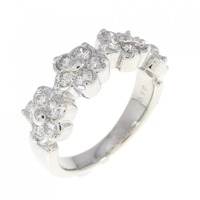 PT フラワー ダイヤモンド リング 0.70CT