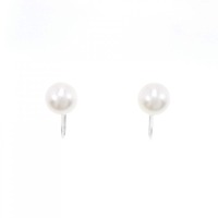 K14WG アコヤパール イヤリング 7.7mm