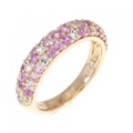 K18PG サファイヤ リング 1.20CT 拡散処理未検査