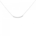 K18WG ダイヤモンド ネックレス 0.12CT