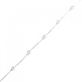K18WG ダイヤモンド ブレスレット 0.20CT