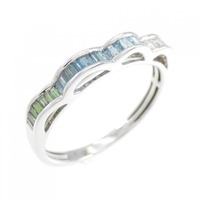 K18WG ダイヤモンド リング 0.30CT