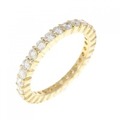 K18YG フルエタニティ ダイヤモンド リング 1.00CT