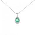PT エメラルド ネックレス 1.292CT