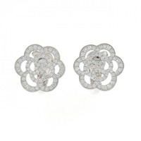 シャネル カメリア ピアス