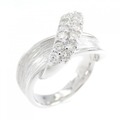 K18WG ダイヤモンド リング 0.45CT