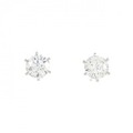 【新品】PT ダイヤモンド ピアス 0.347CT 0.347CT D SI1 VG