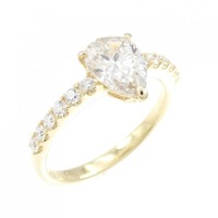 【リメイク】K18YG ダイヤモンド リング 1.012CT VLB SI1 ペアシェイプ