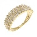 K18YG パヴェ ダイヤモンド リング 1.00CT