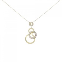 K18YG ダイヤモンド ネックレス 0.26CT