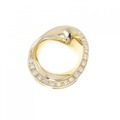K18YG ダイヤモンド ペンダント 0.16CT