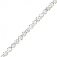 K18WG ダイヤモンド ブレスレット 1.00CT