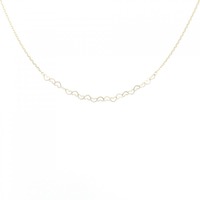 K18YG ハート ネックレス