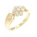 K18YG ダイヤモンド リング 0.30CT